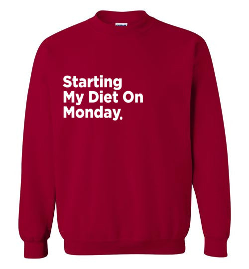 Starting My Diet On Monday