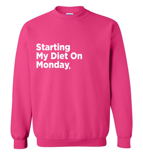 Starting My Diet On Monday