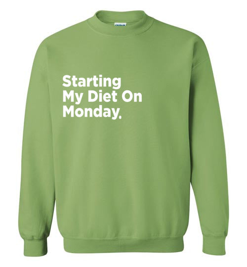 Starting My Diet On Monday