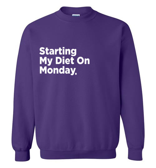 Starting My Diet On Monday