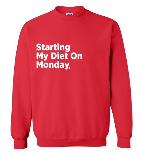 Starting My Diet On Monday