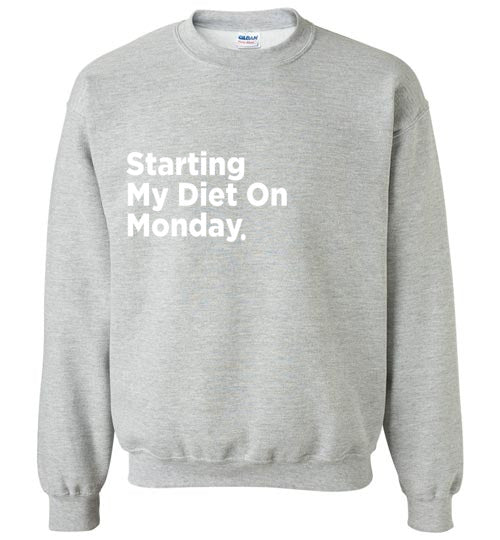 Starting My Diet On Monday