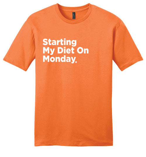 Starting My Diet On Monday (Unisex)