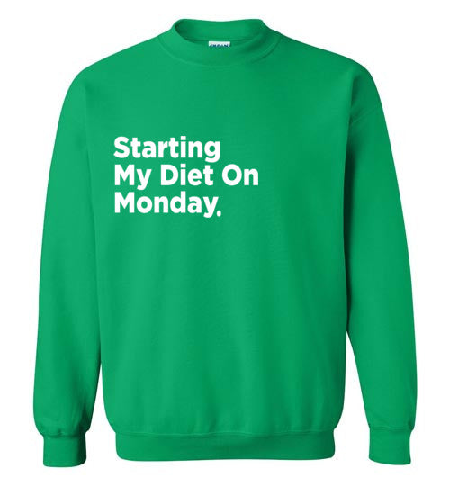 Starting My Diet On Monday